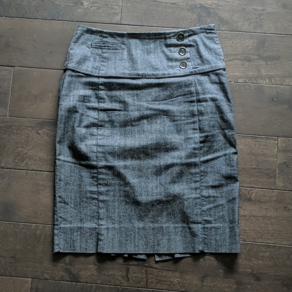 Anthro denim skirt